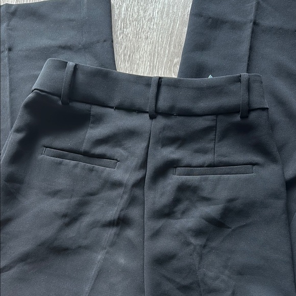 Black Wide Leg Trousers - Picture 3 of 3